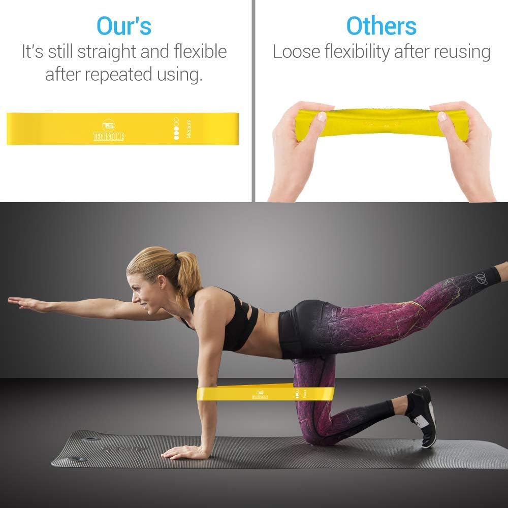 Professional Resistance Bands Set for Home Gym - 5 Levels of Elastic Resistance for Effective Training and Yoga - Includes Free Carrying Bag